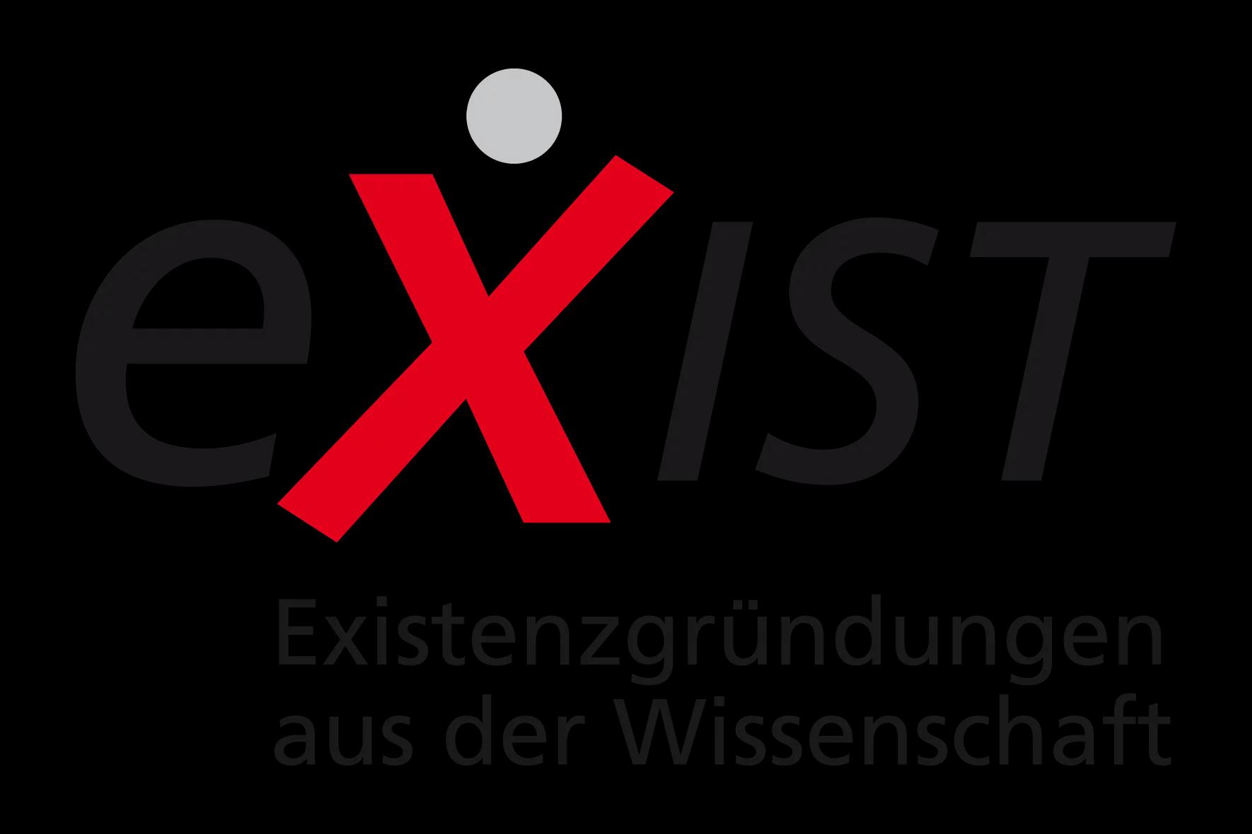 Logo of the EXIST business start-up grant of the Federal Ministry for Economic Affairs and Climate Action